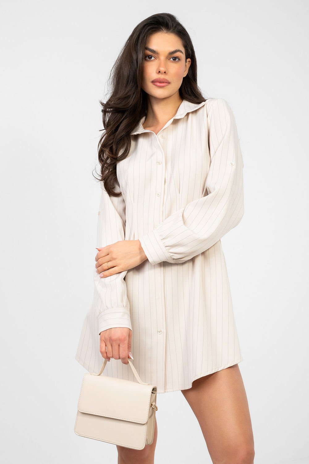 Image of Robe de jour beige