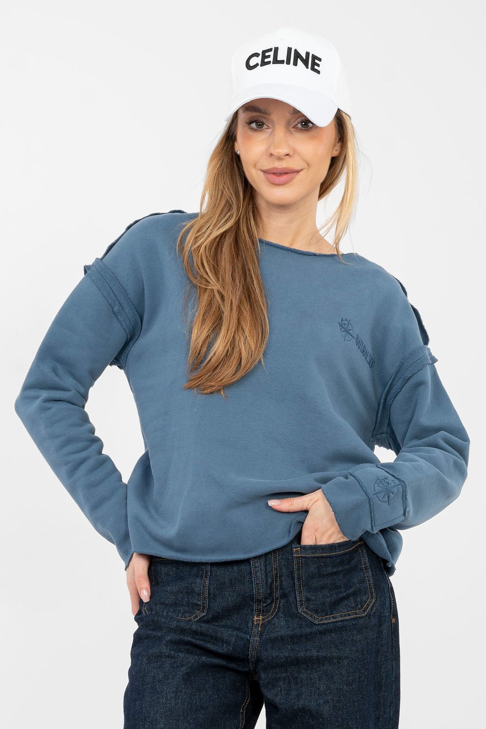 Image of Sweatshirt bleu