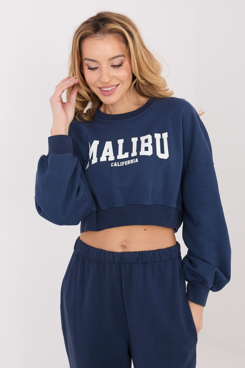 Image of Sweatshirt bleu marine