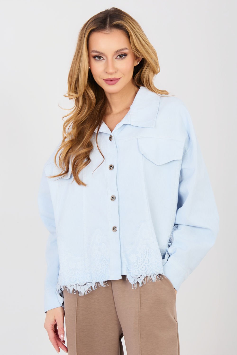 Image of Veste en jean bleu