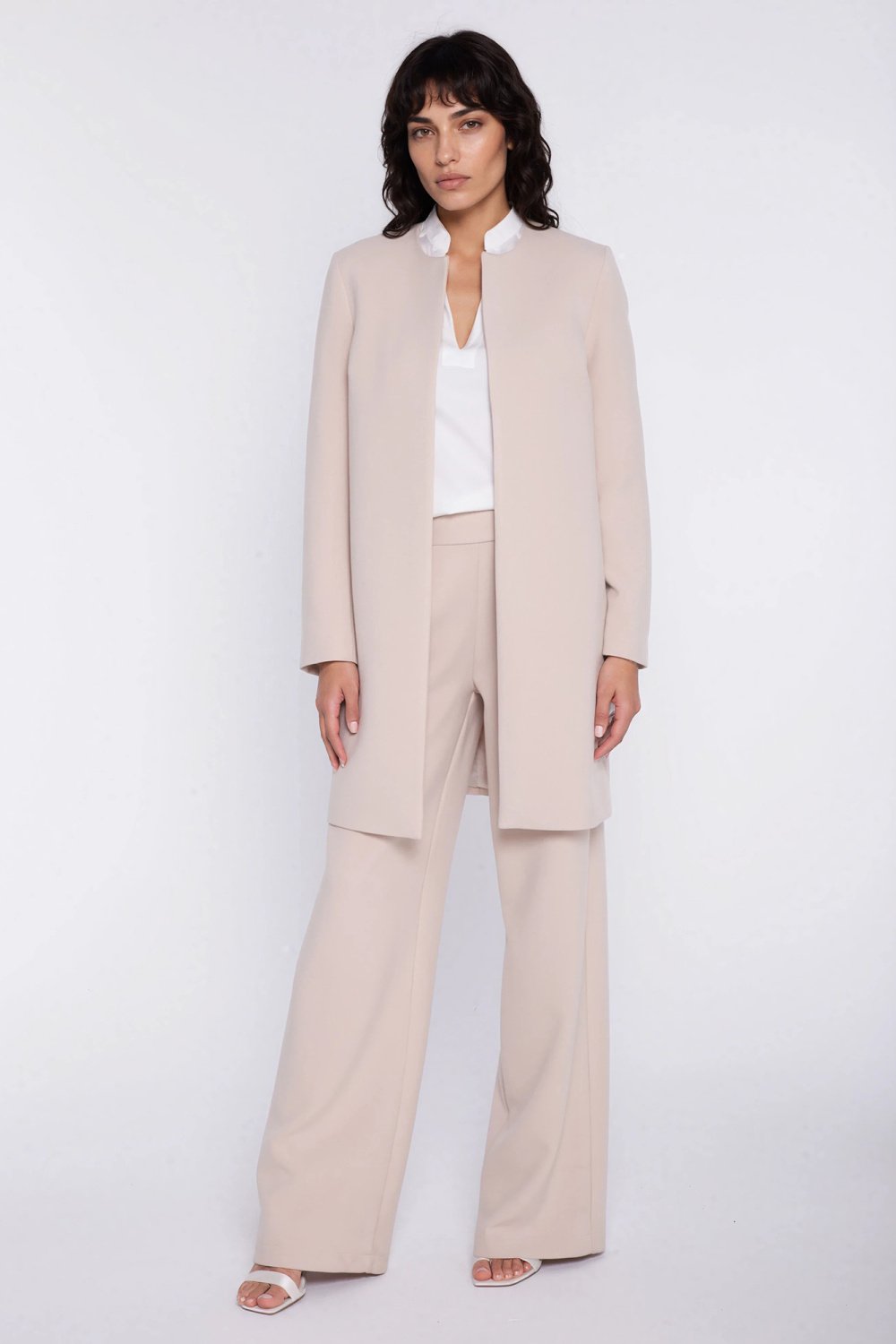Image of Blazer femme beige