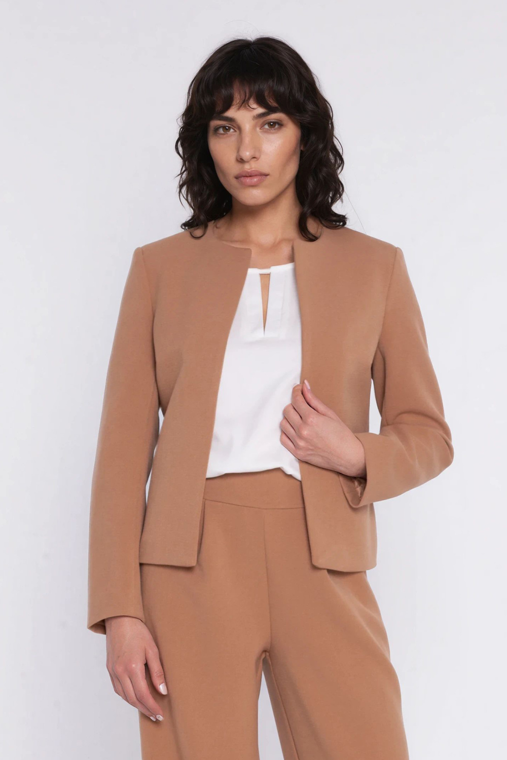 Image of Blazer femme beige