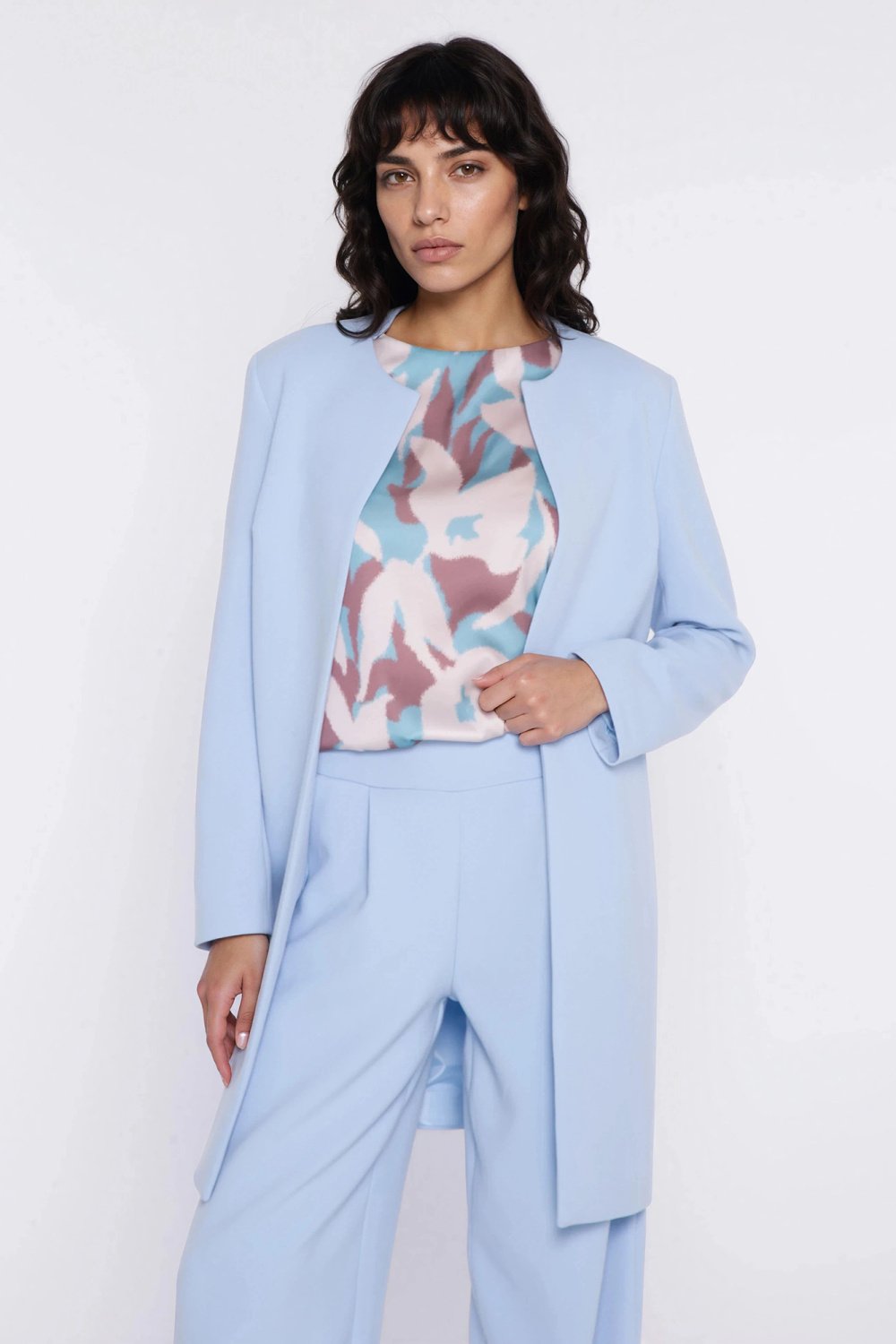 Image of Blazer femme bleu