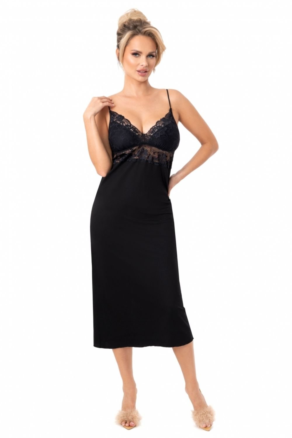 Image of Chemise de nuit noire