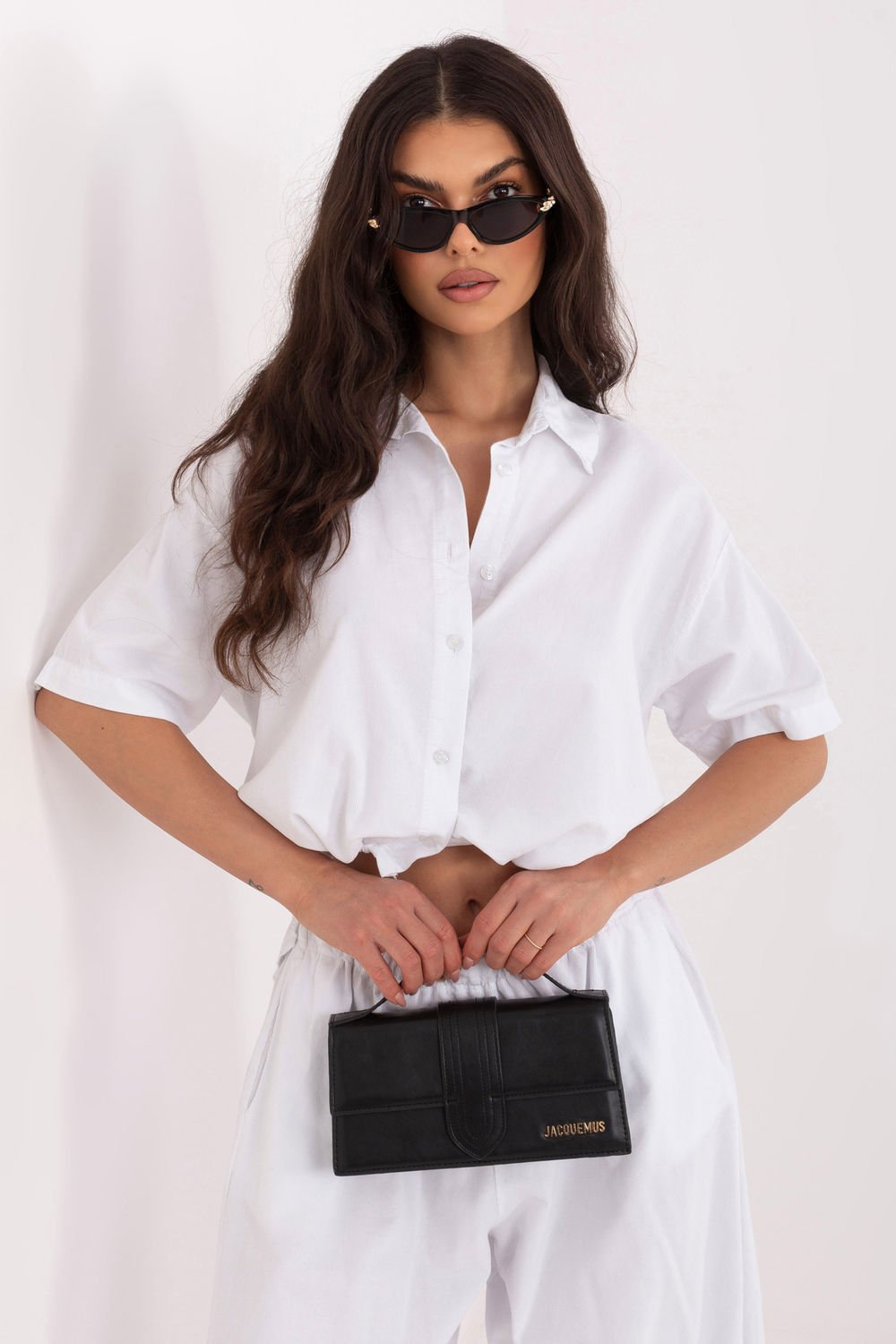 Image of Chemise manche courte blanc