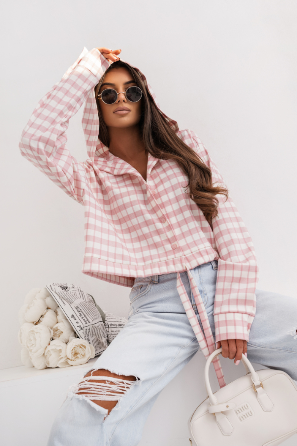 Image of Chemise manche longue beige