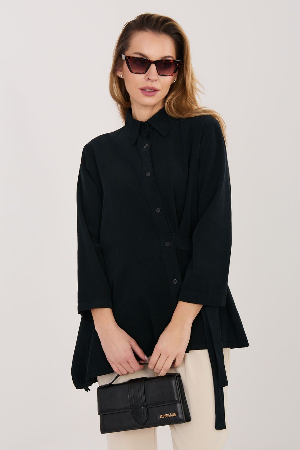 Image of Chemise manche longue noire