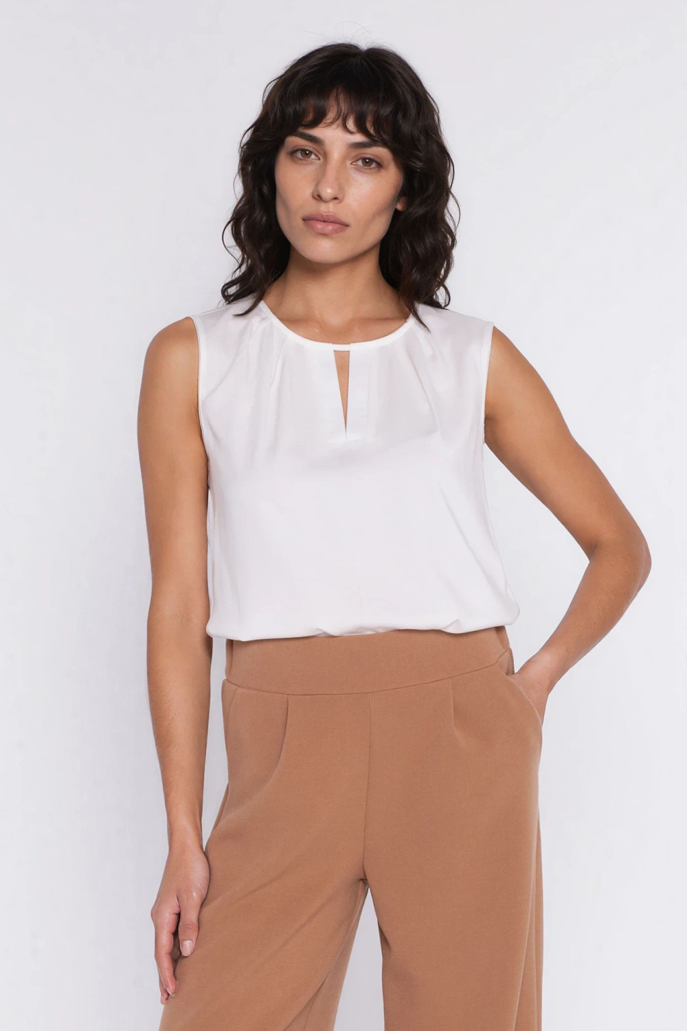 Image of Chemisier beige