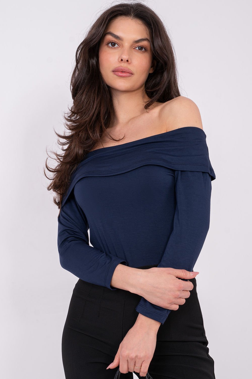 Image of Chemisier bleu marine