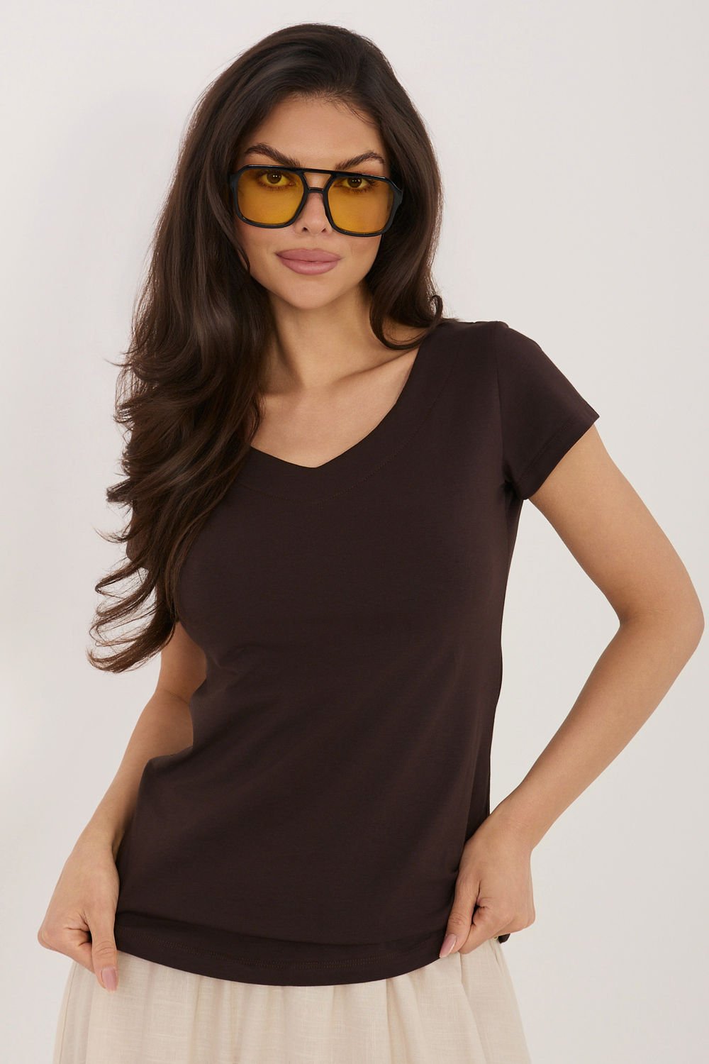 Image of Chemisier brun