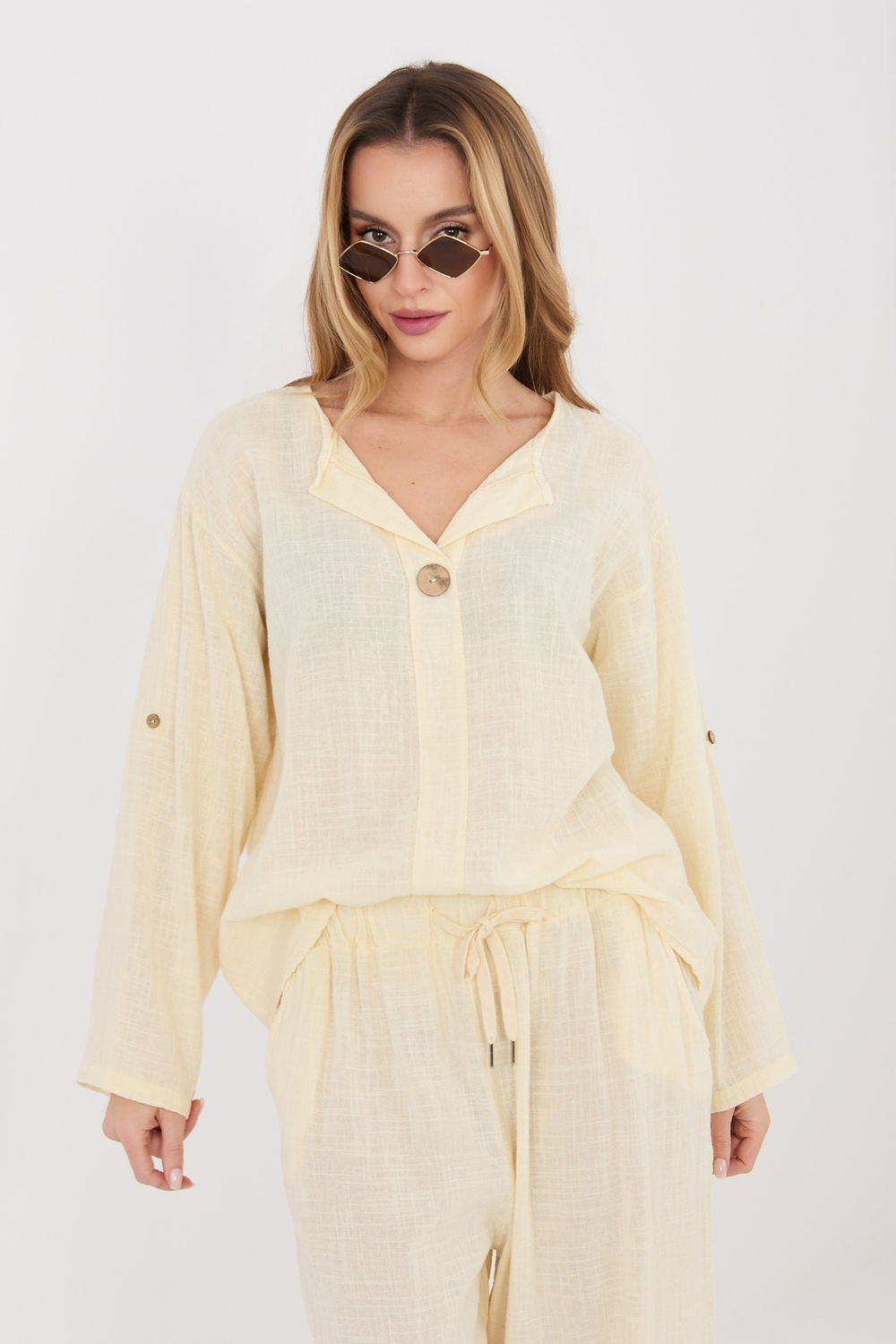 Image of Chemisier jaune