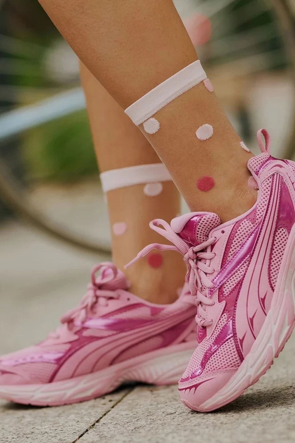 Image of Collant rosé