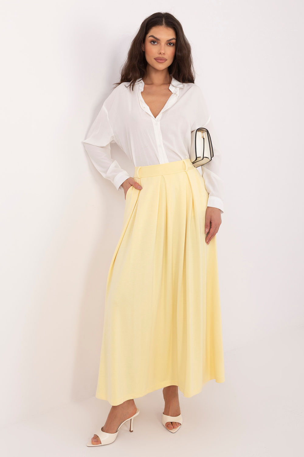 Image of Jupe longue jaune