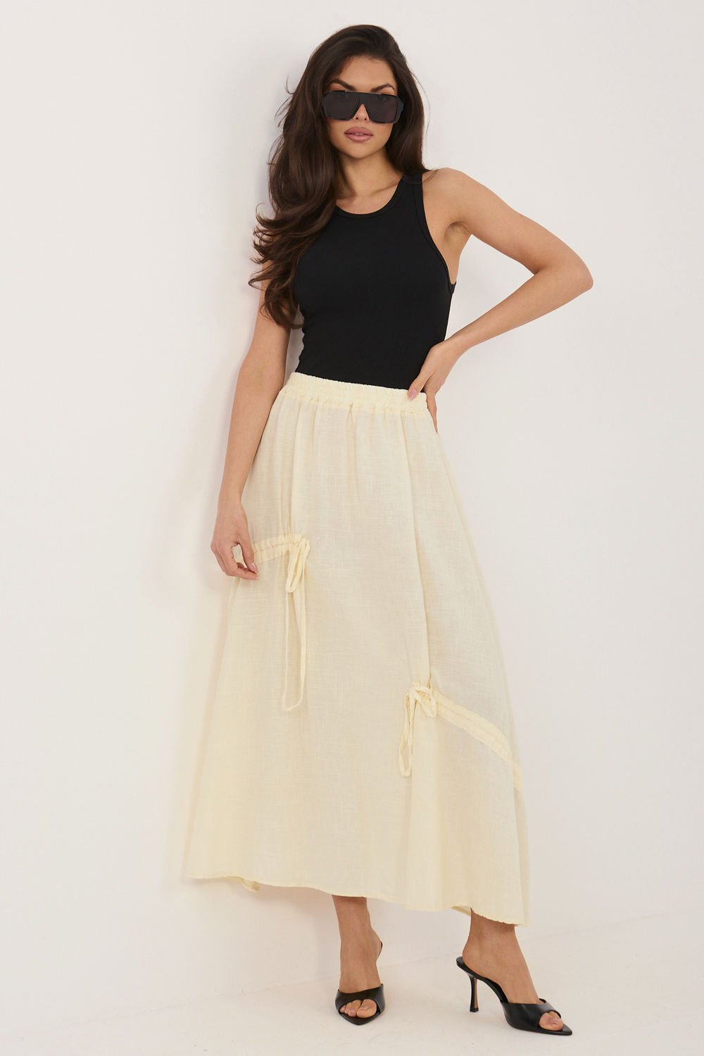 Image of Jupe longue jaune