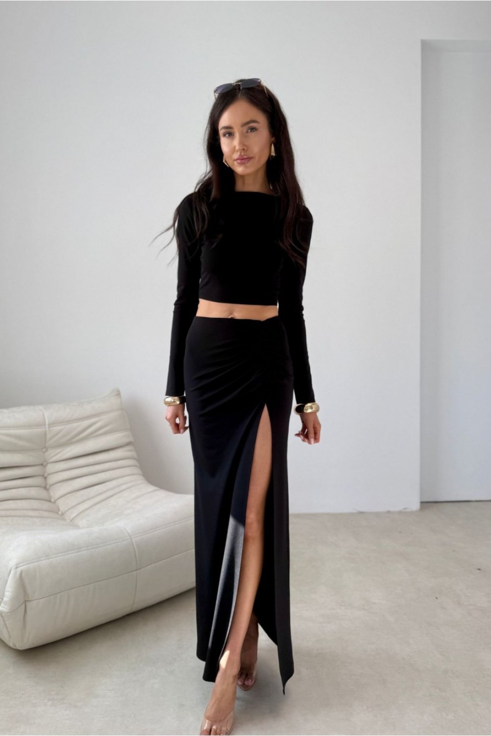 Image of Jupe longue noir