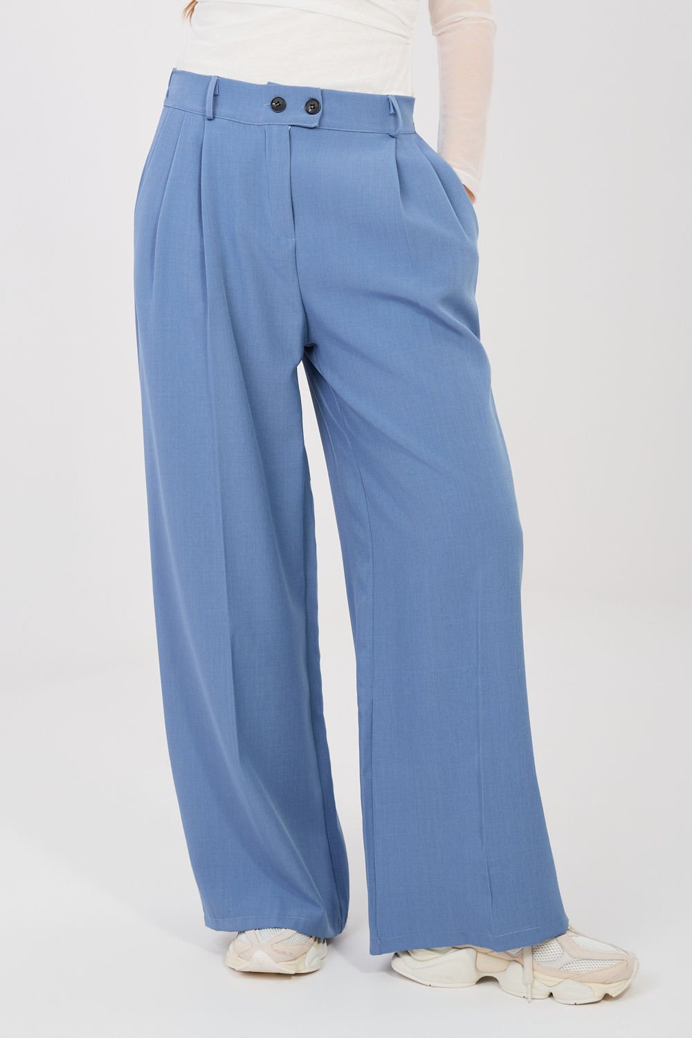 Image of Pantalon femme bleu