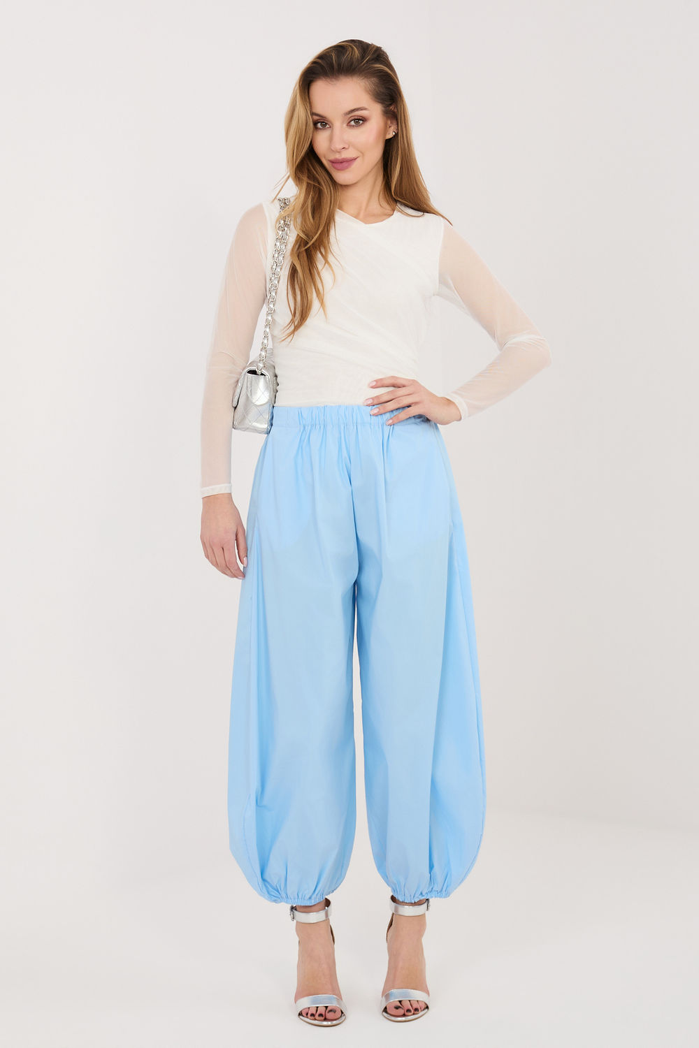 Image of Pantalon femme bleu