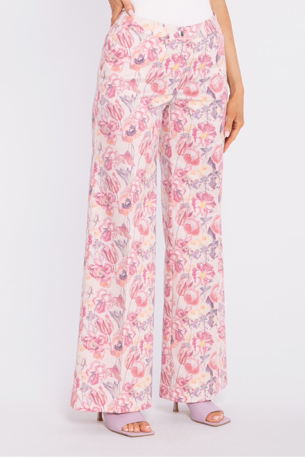 Image of Pantalon femme multicouleur