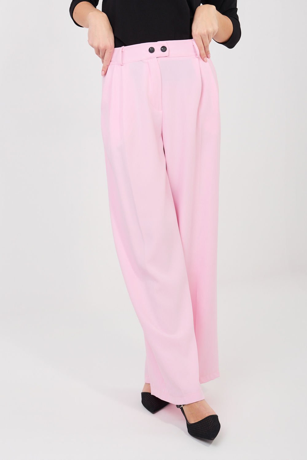 Image of Pantalon femme rosé