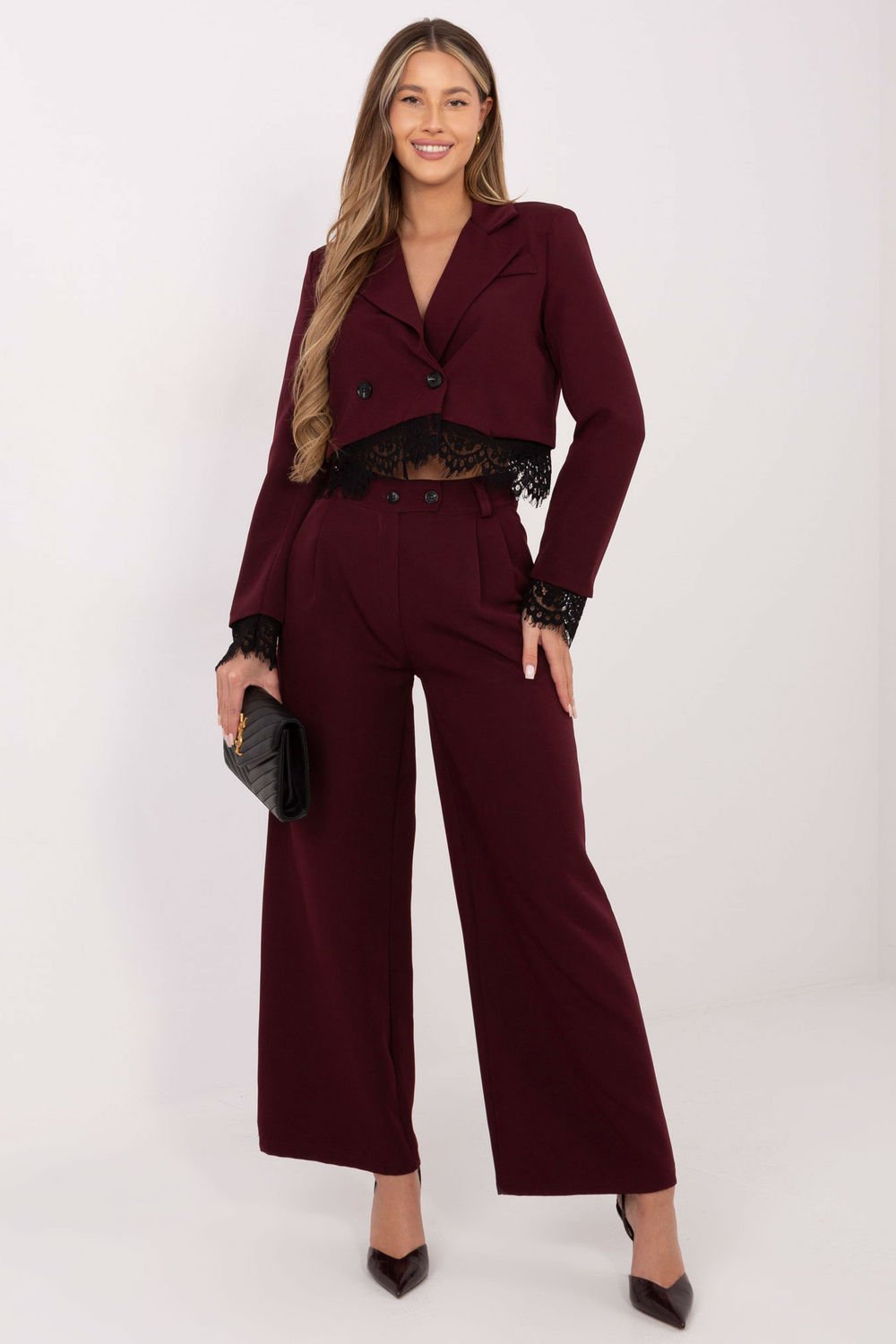 Image of Pantalon femme rouge
