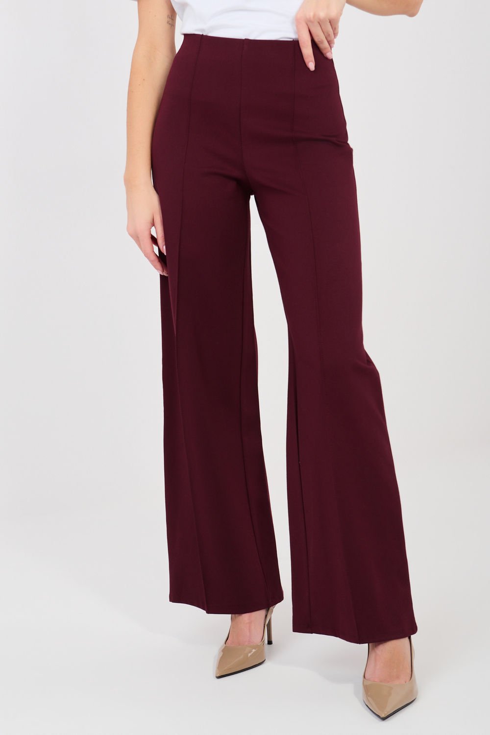 Image of Pantalon femme violet