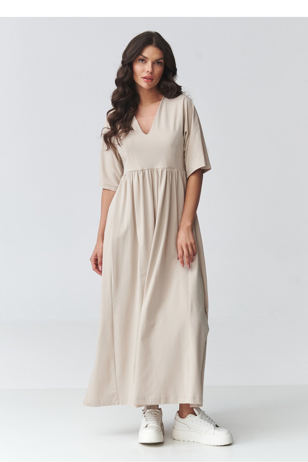 Image of Robe de jour beige