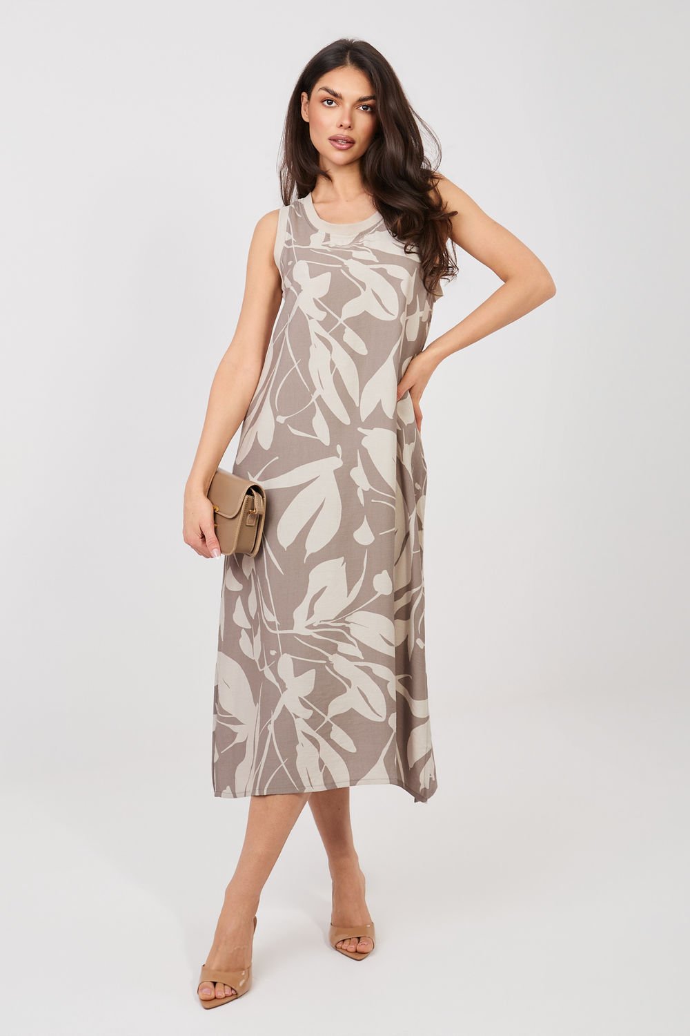 Image of Robe de jour beige