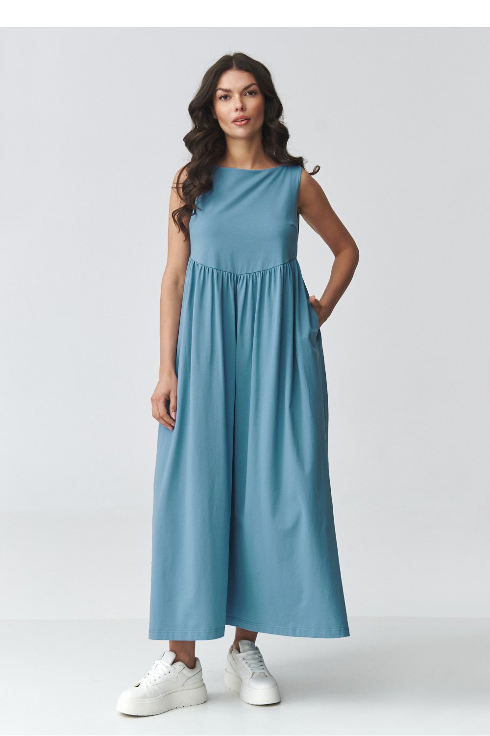 Image of Robe de jour bleue