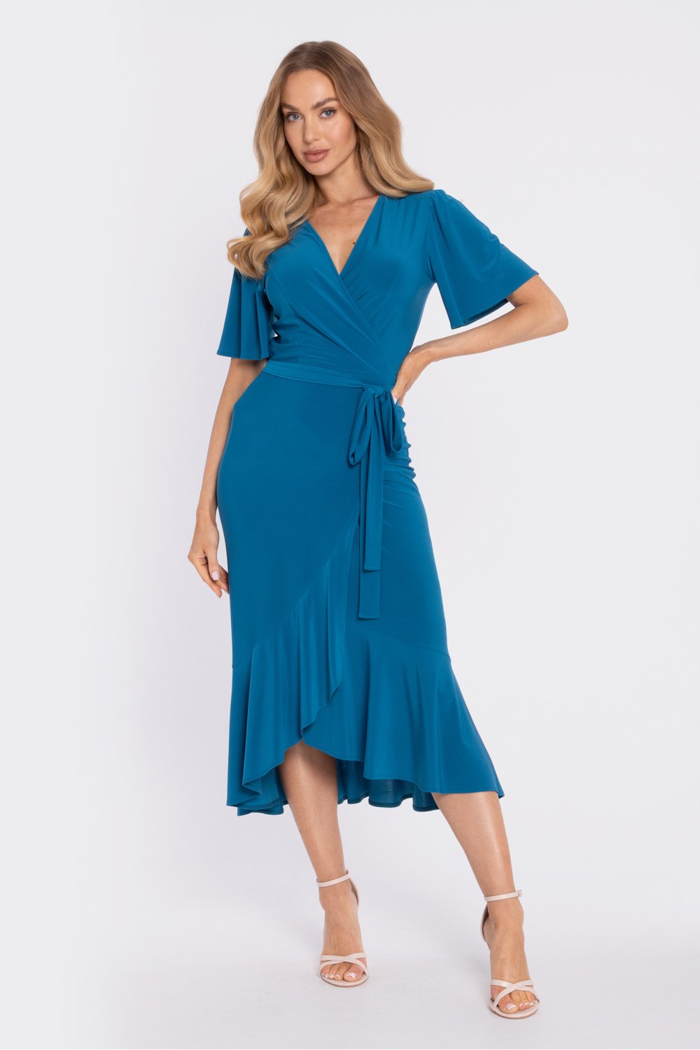 Image of Robe de jour bleue