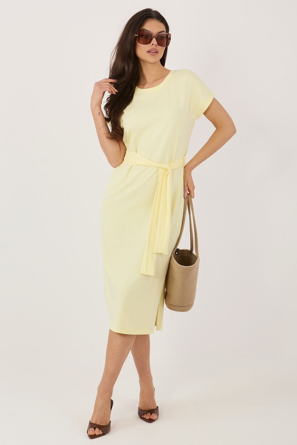 Image of Robe de jour jaune