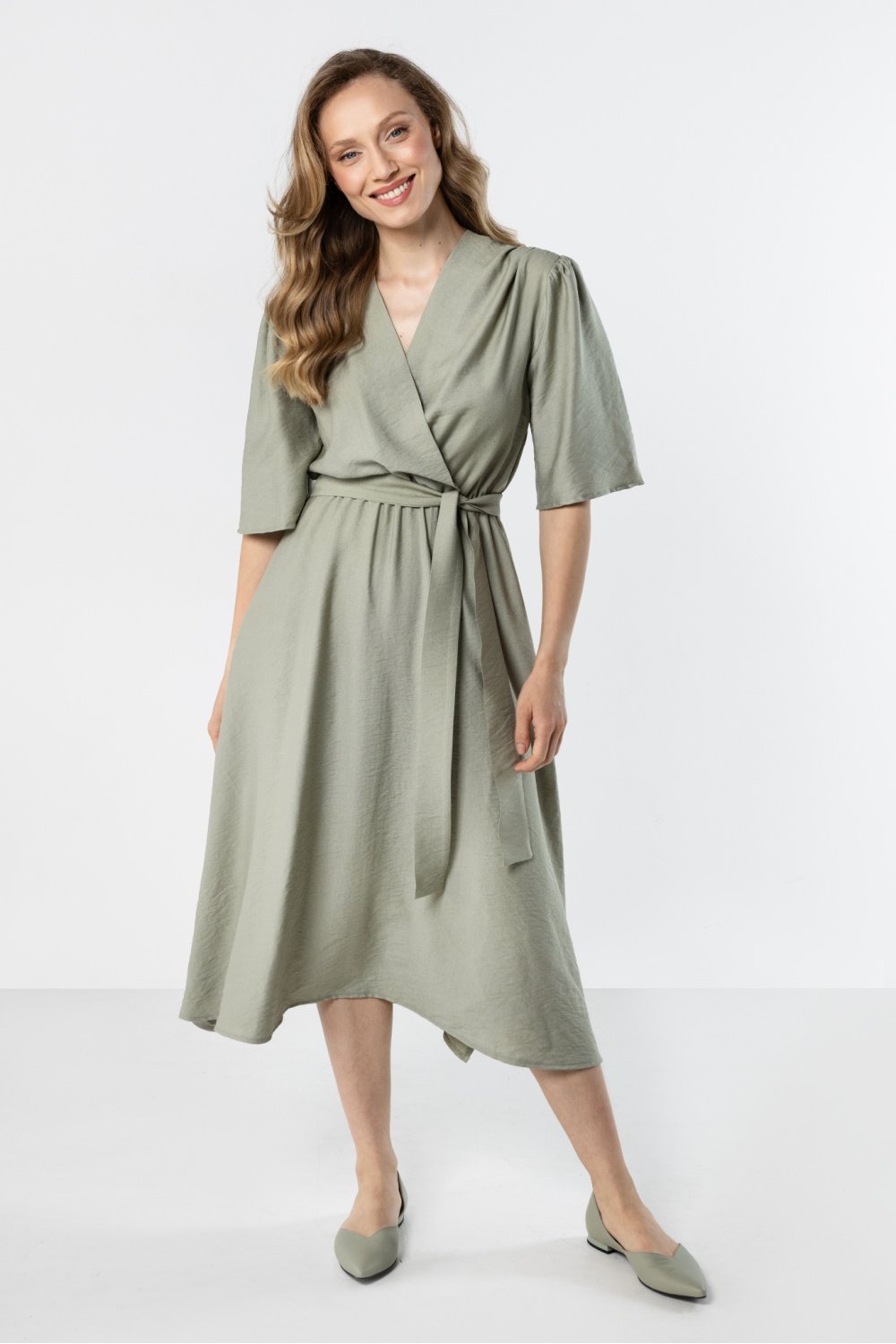 Image of Robe de jour verte