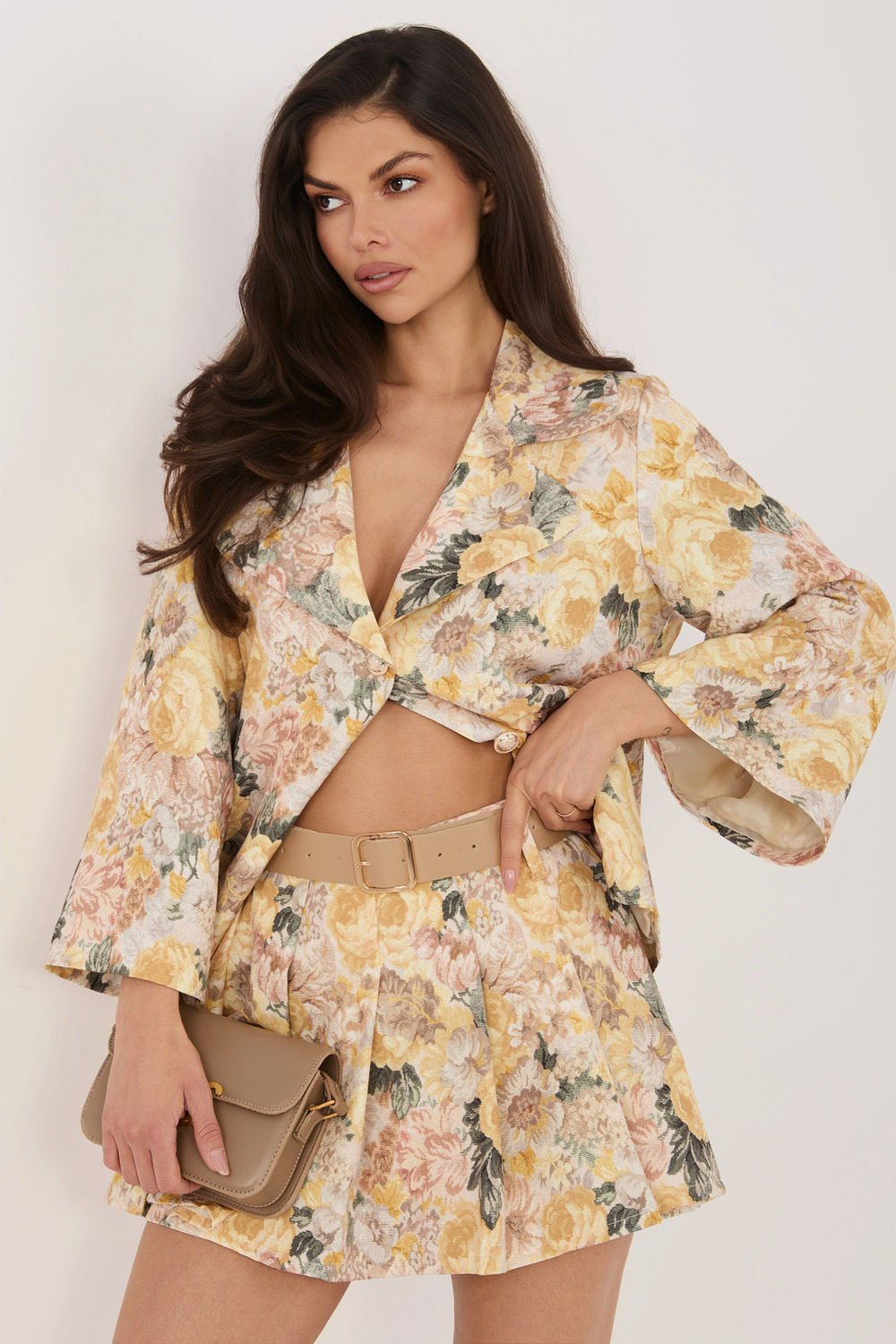 Image of Short-jupe jaune