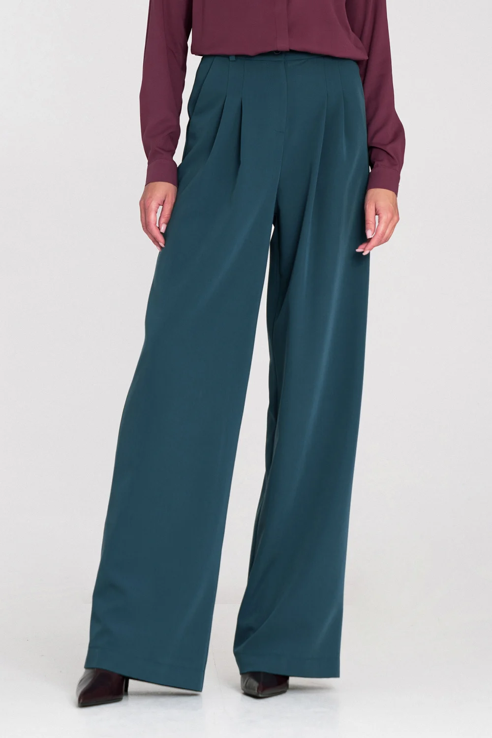 Pantalon femme bleu