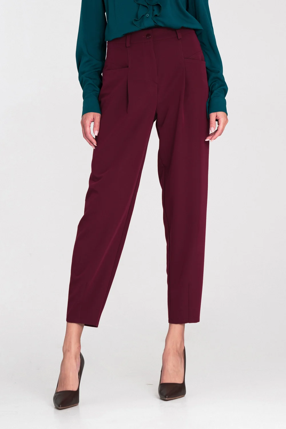Pantalon femme rouge