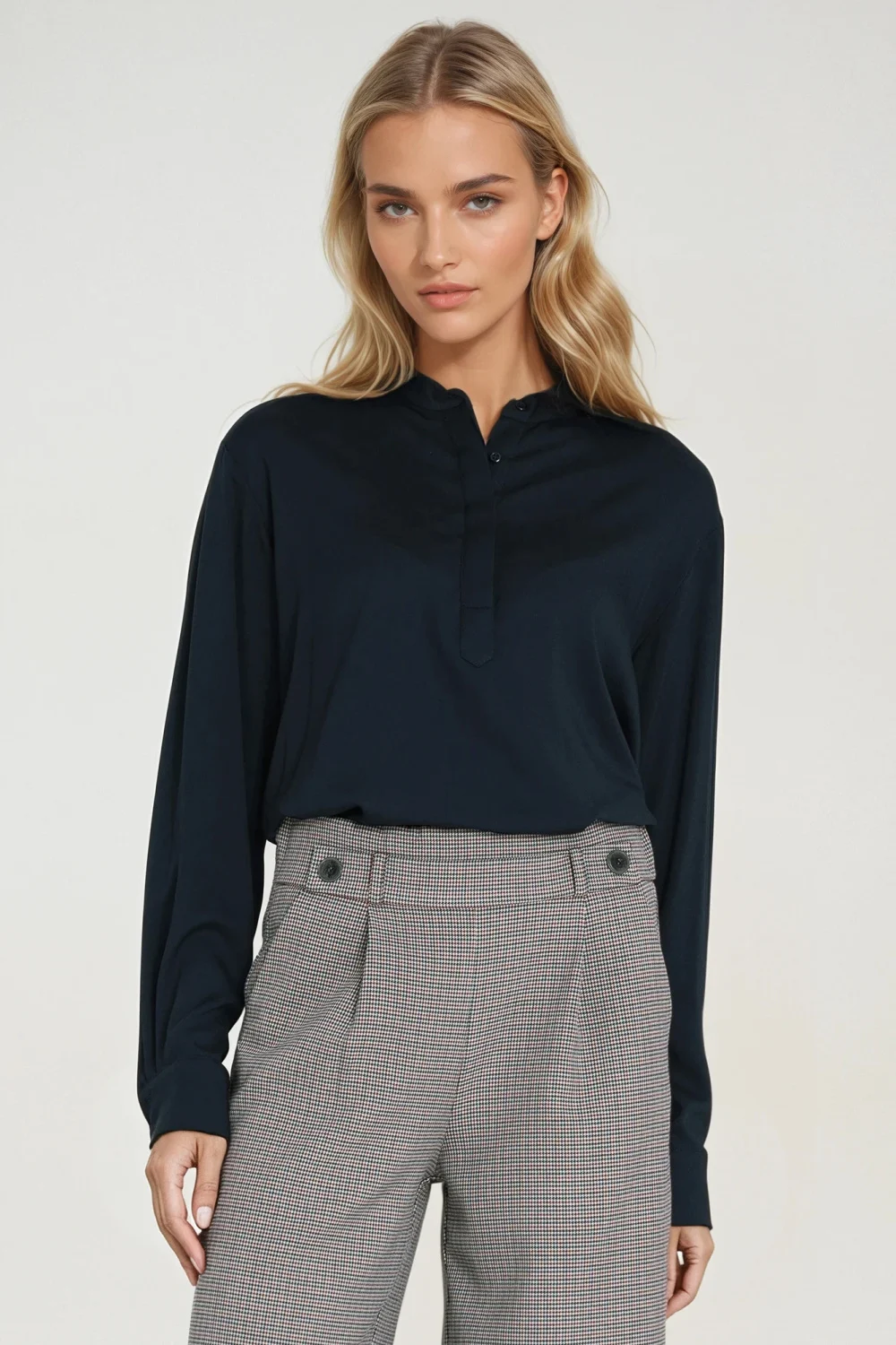 Chemisier bleu marine