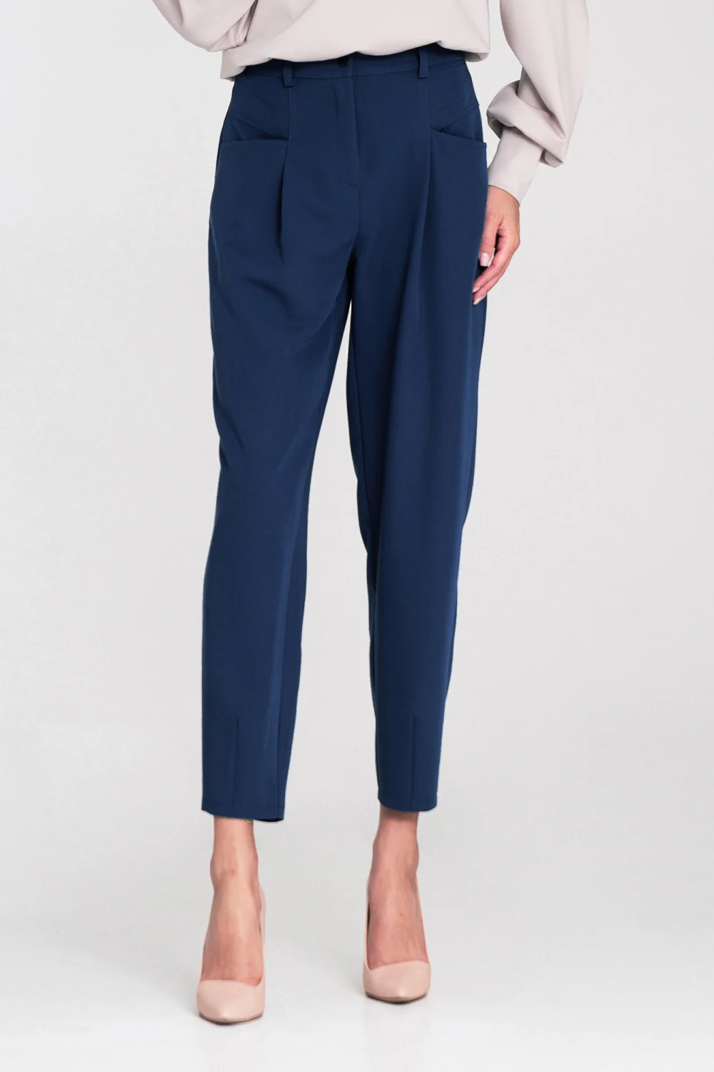 Pantalon femme bleu