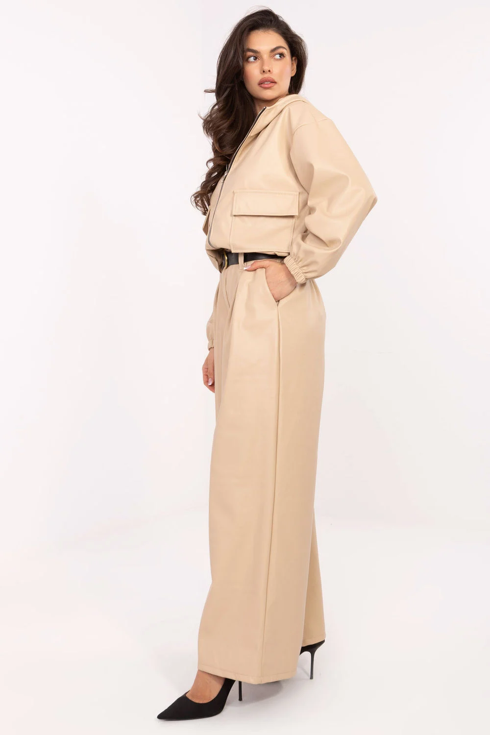 Pantalon femme beige – Image 2
