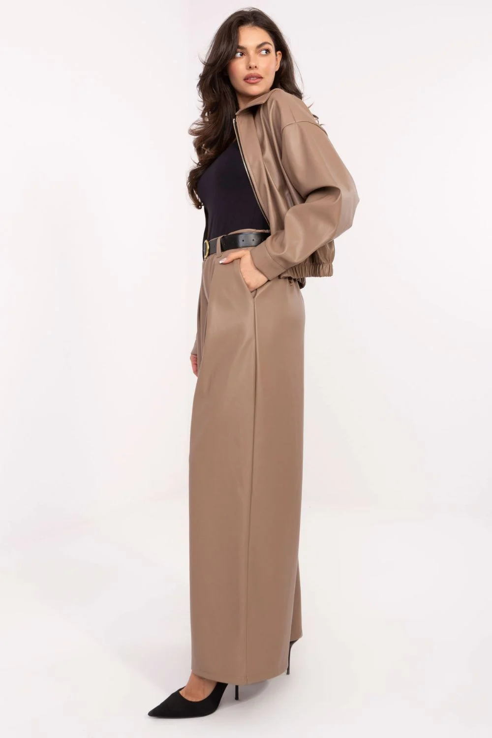 Pantalon femme beige – Image 3
