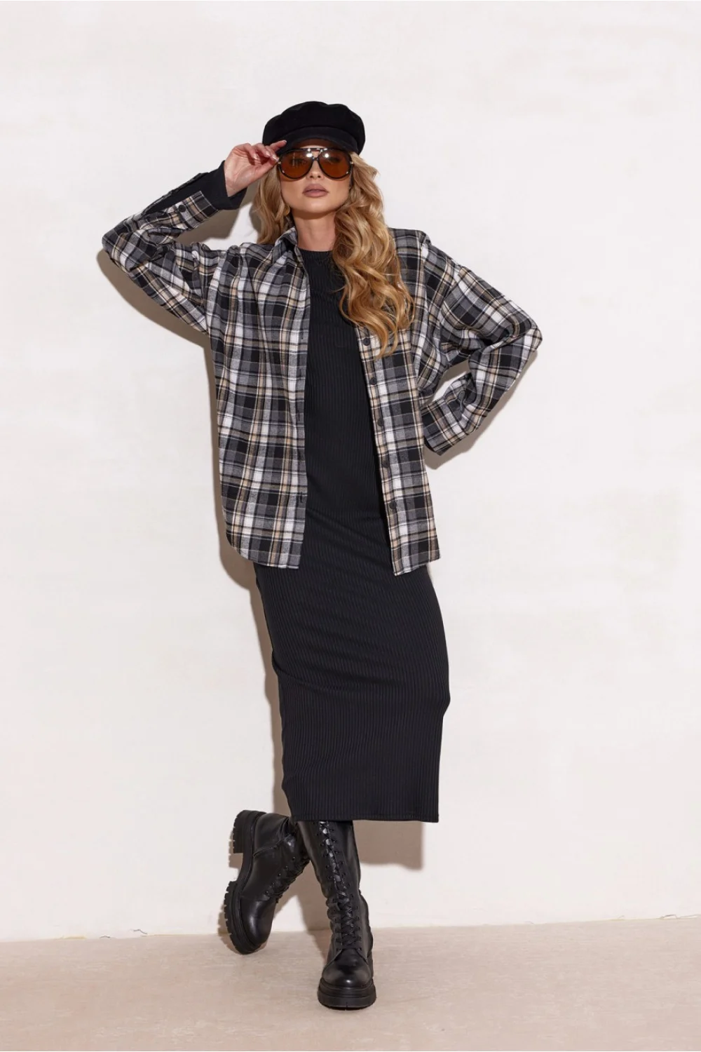 Chemise manche longue multicouleur