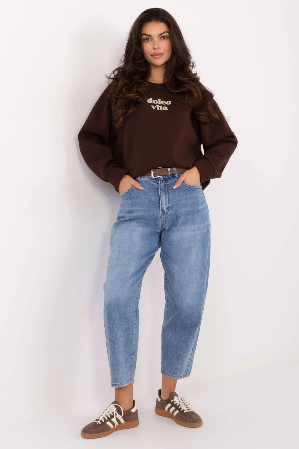 Sweatshirt brun – Image 2