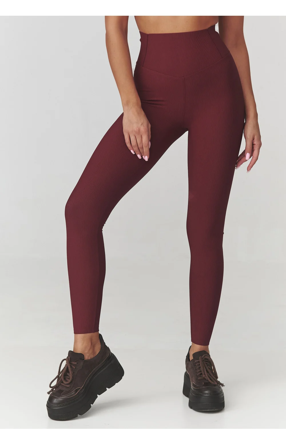 Legging long rouge