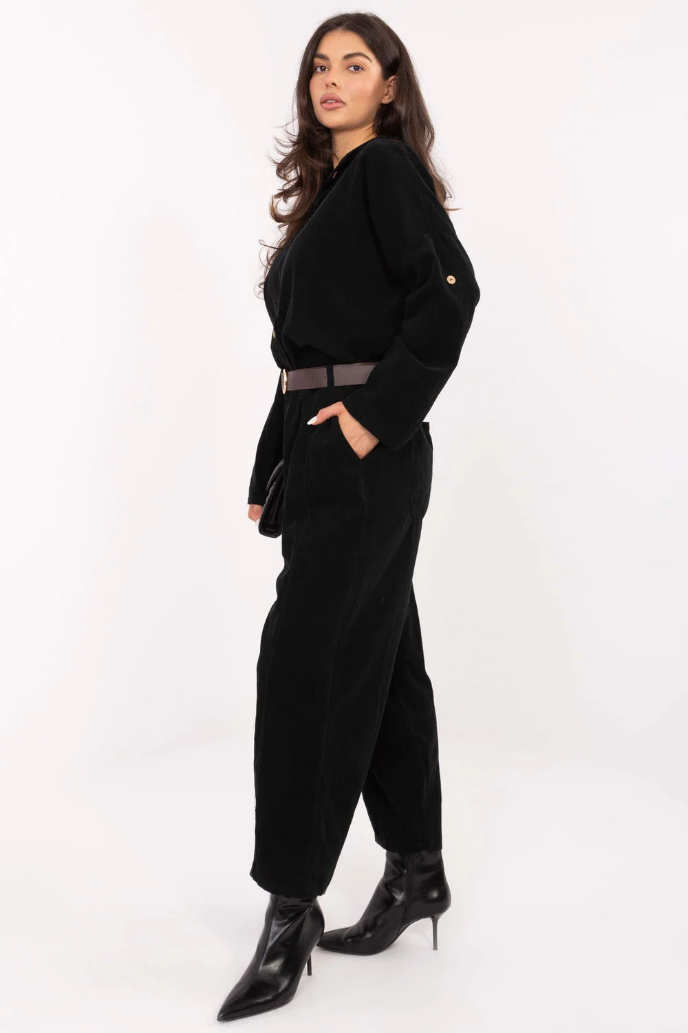 Chemise manche longue noire – Image 4