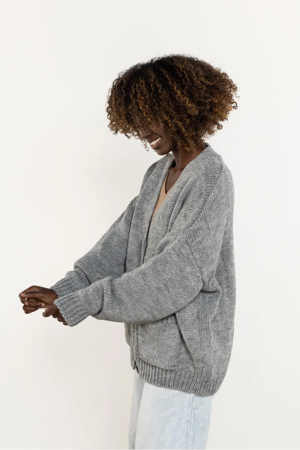 Cardigan gris – Image 4
