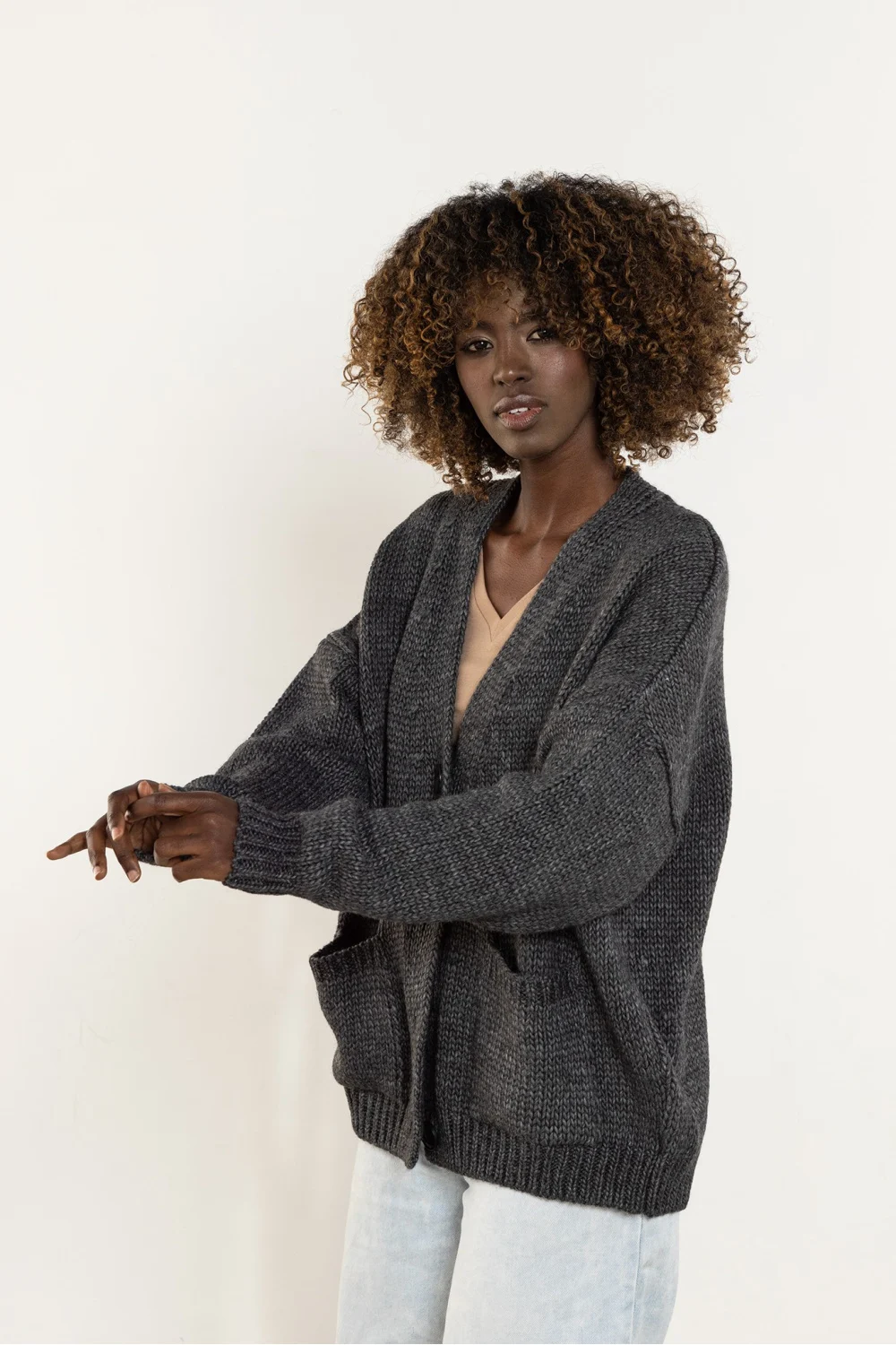 Cardigan gris – Image 4