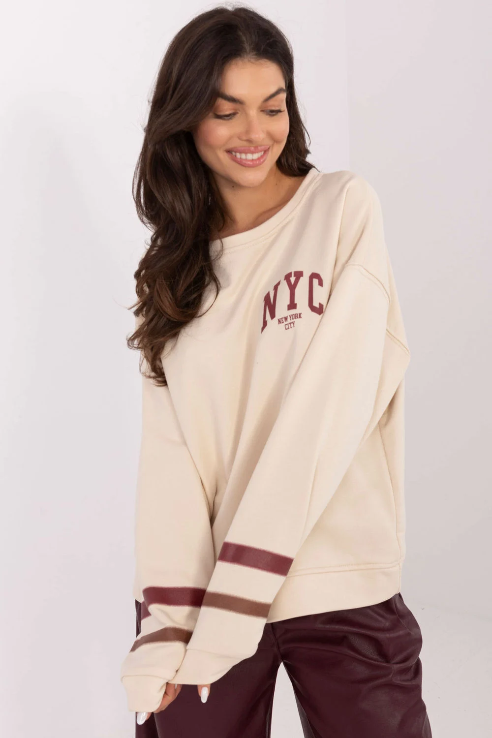 Sweatshirt beige – Image 2