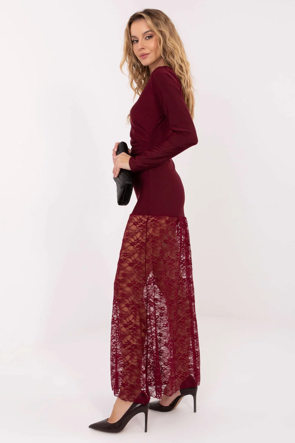 Robe longue rouge – Image 2