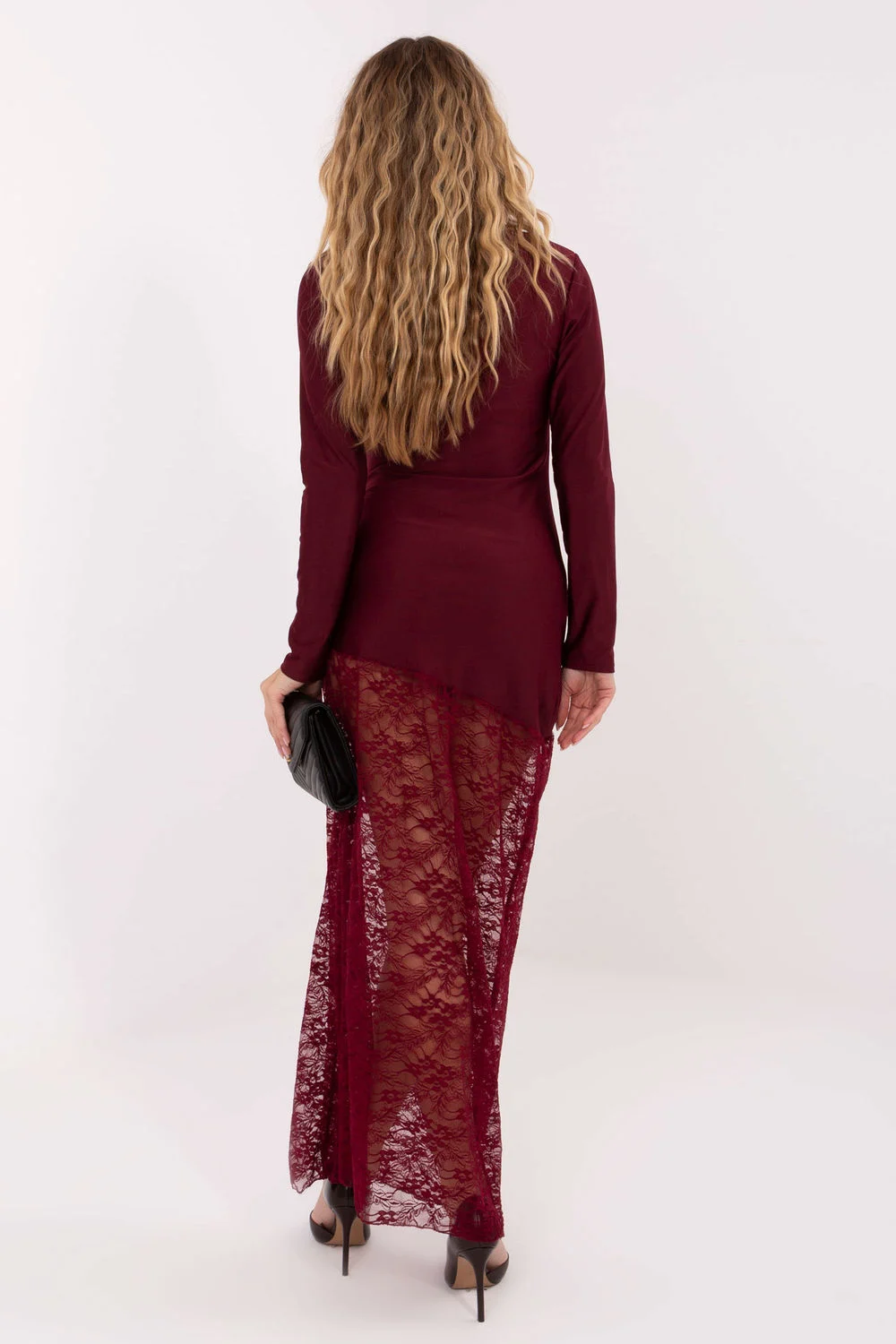 Robe longue rouge – Image 3