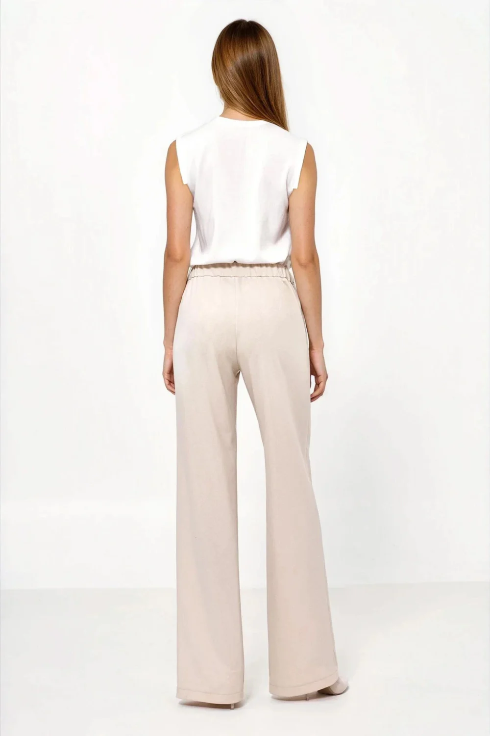 Pantalon femme beige – Image 3