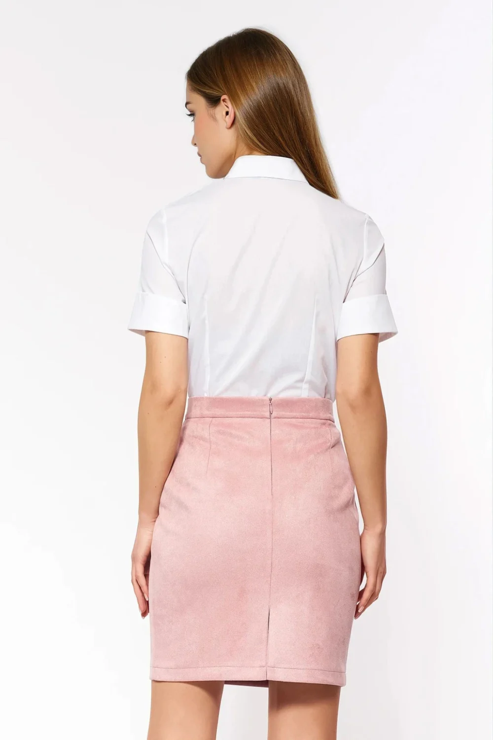 Chemise manche courte blanc – Image 3