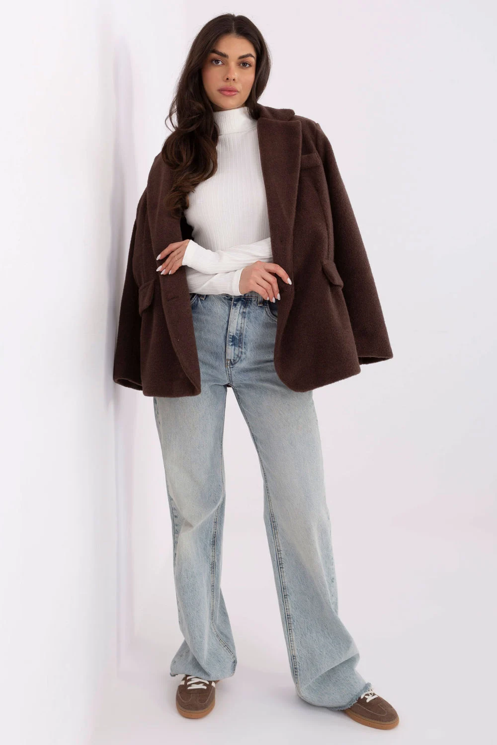 Col roulé beige – Image 2